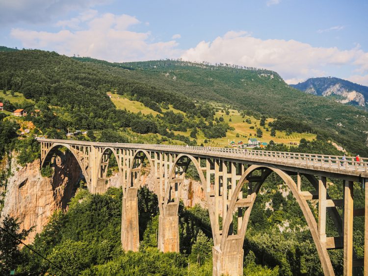 canyons Montenegro Tara Bridge