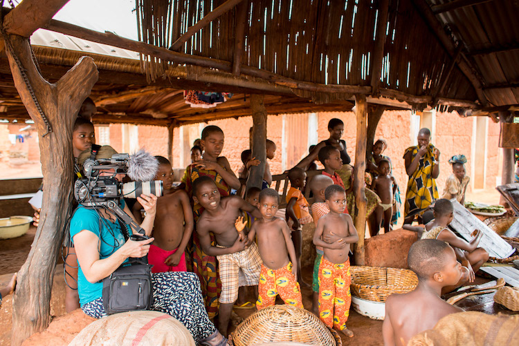 Afrika benin werken videomakers reizen naar benin