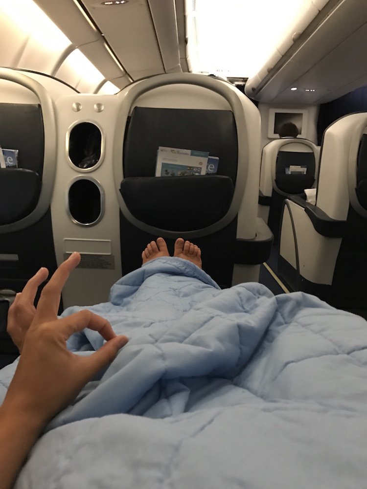 Air seychelles languit liggen Business Class