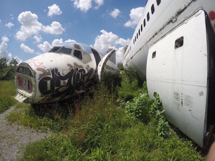 Airplane Graveyard in Bangkok