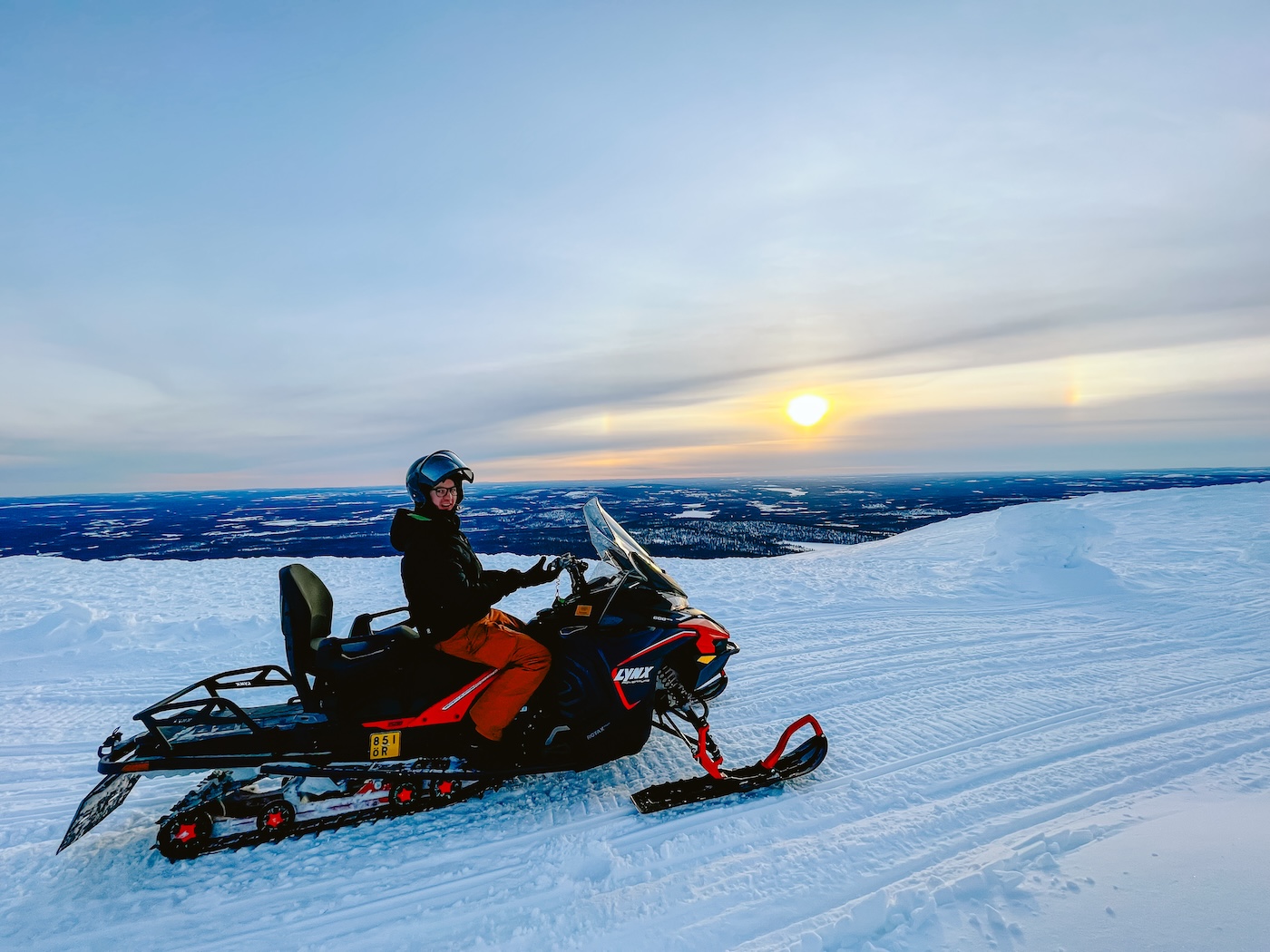 Äkäslompolo solo sneeuwscootertocht