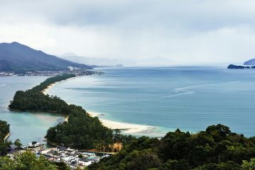 Amanohashidate uitzicht