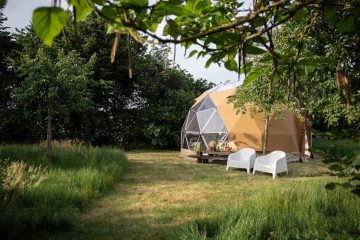 B&B gelderland met tent