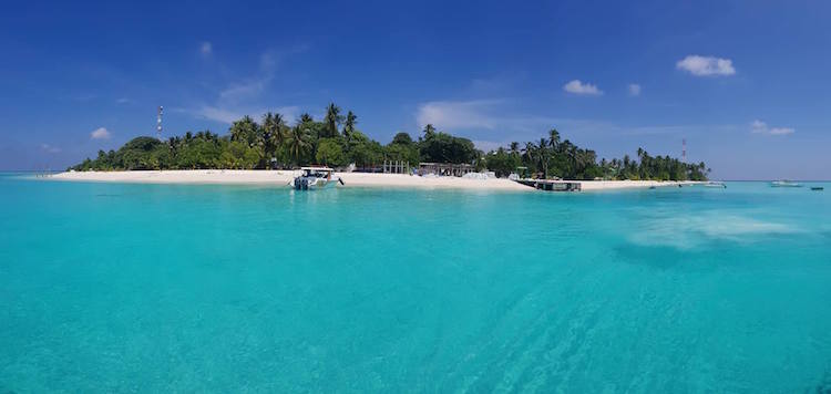 Backpacken Malediven eiland Fulidhoo