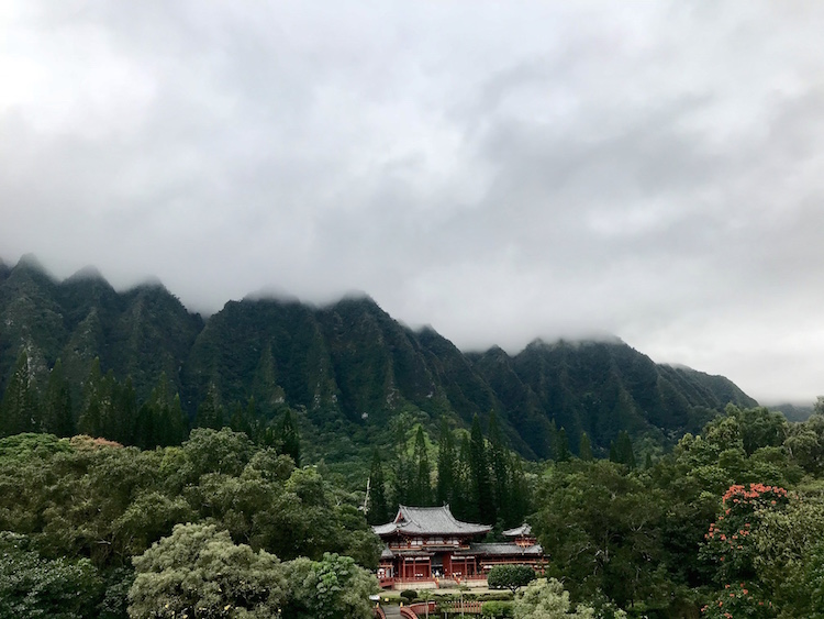 Backpacken in Hawaii tempel