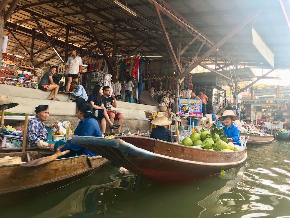 Bangkok Thailand floating market