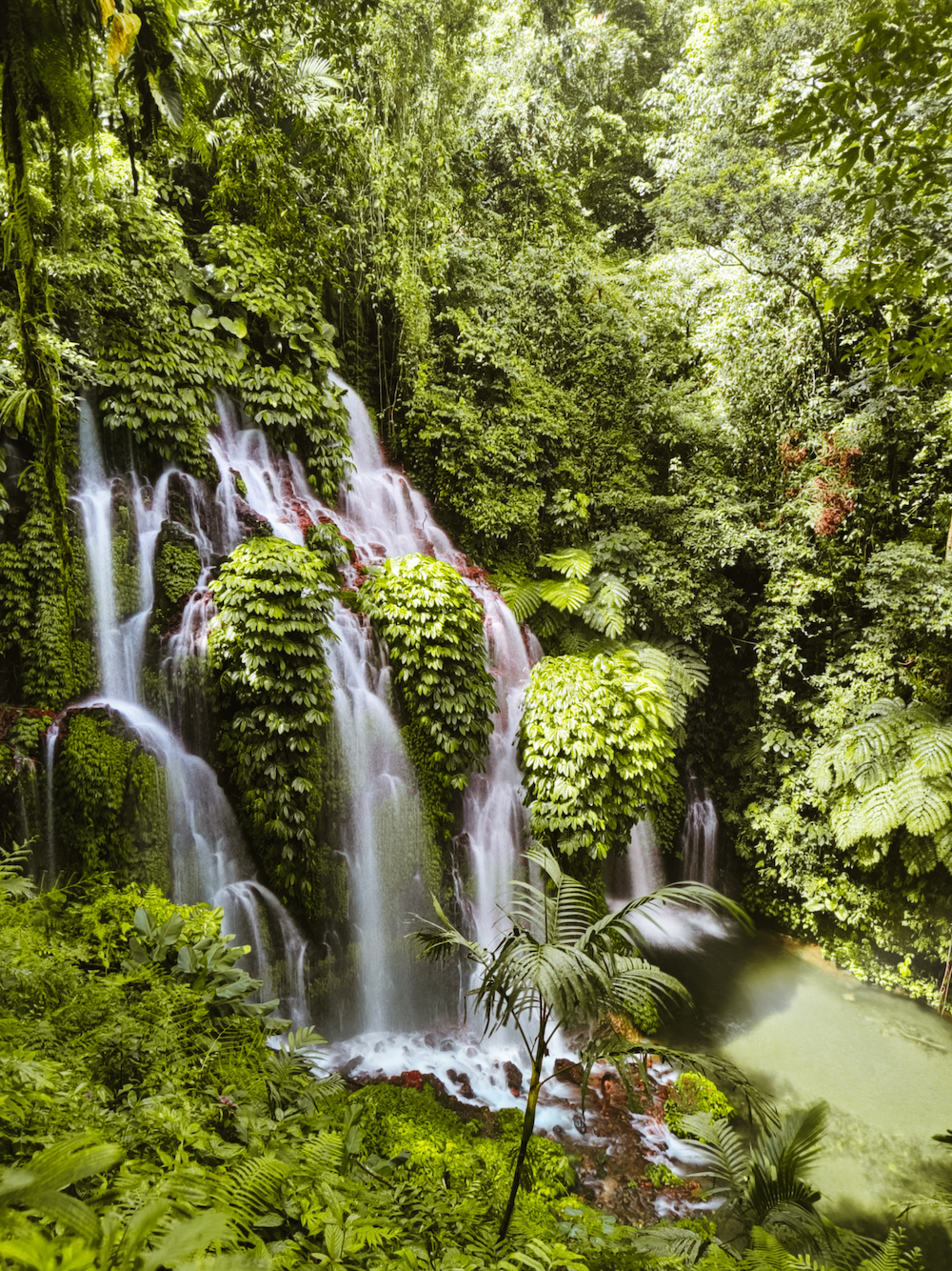 Banyumala, watervallen Bali