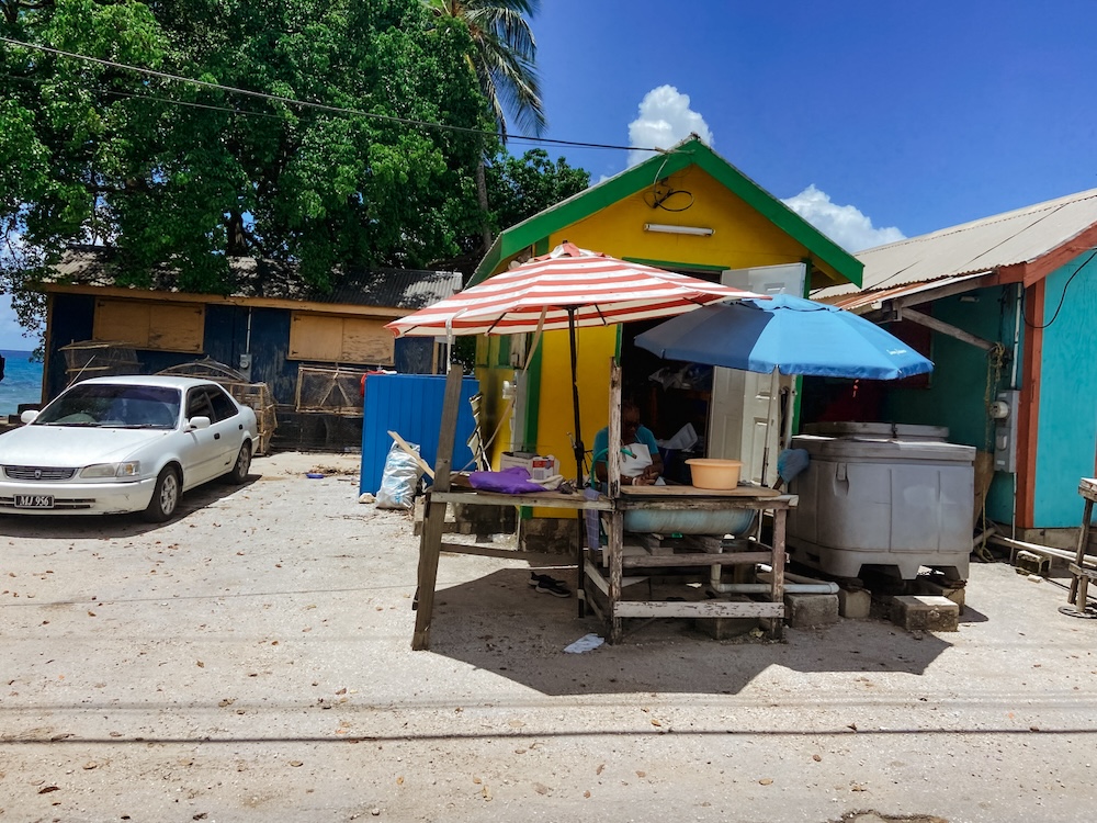 Barbados Straatbeeld jeepsafari