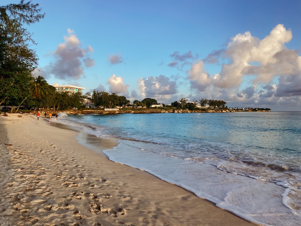 Barbados Strand bij hotel