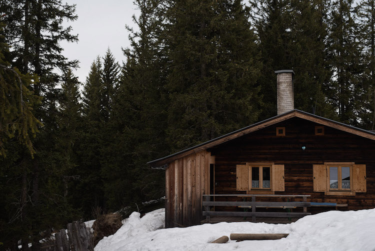 Berghut kitzbuheler alpen oostenrijk