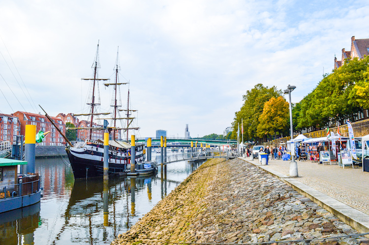 Bremen citytrip tips Weserpromenade