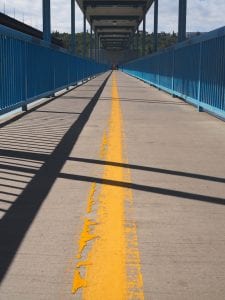 Brug mountainbiken edmonton river valley