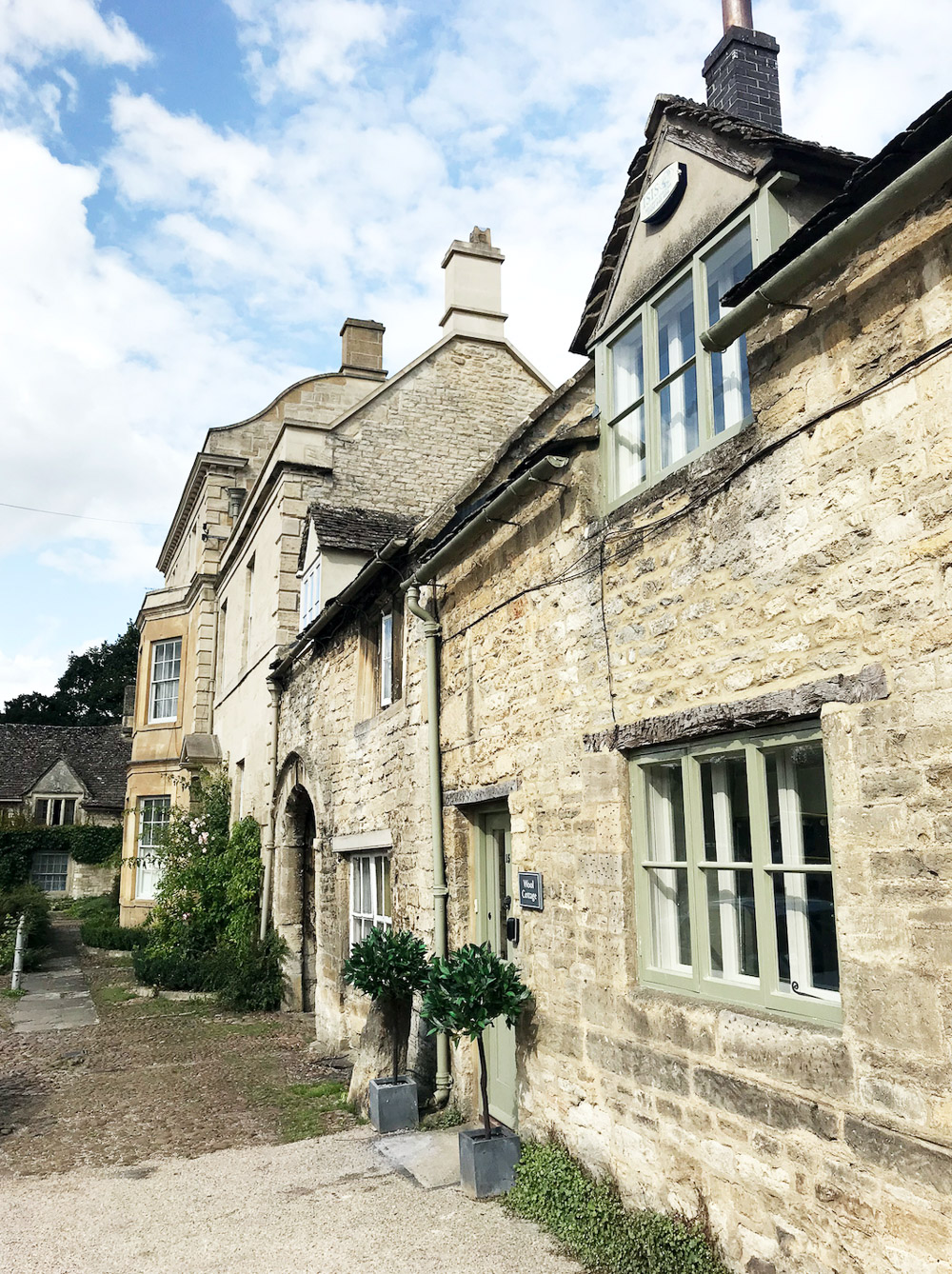 Burford straatje in cotswalds engeland