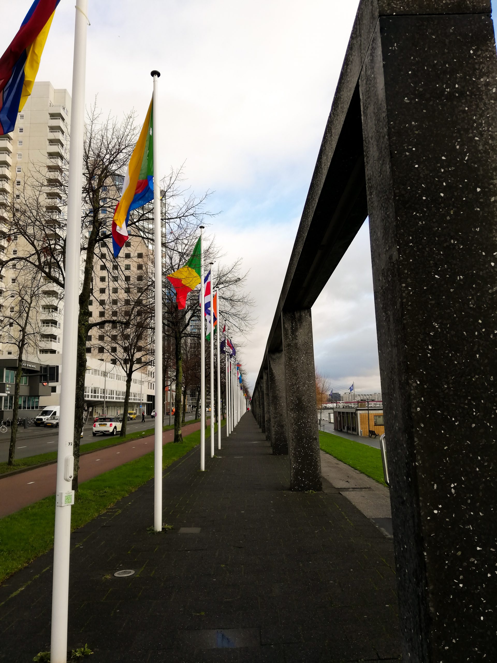 De Boompjeskade van Rotterdam