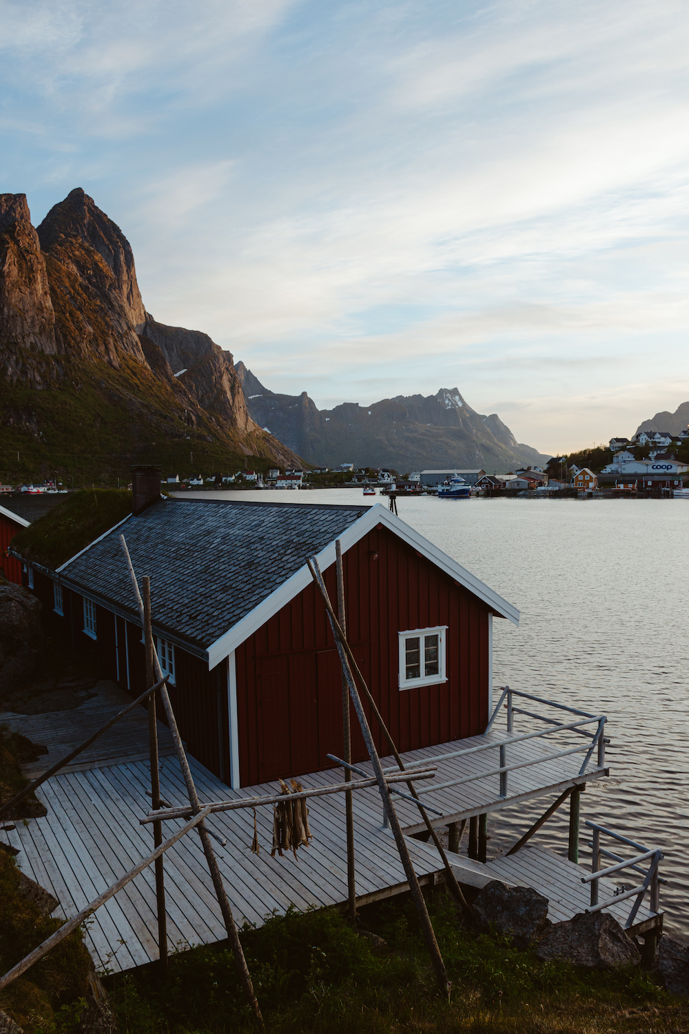 De Lofoten, rood huisje