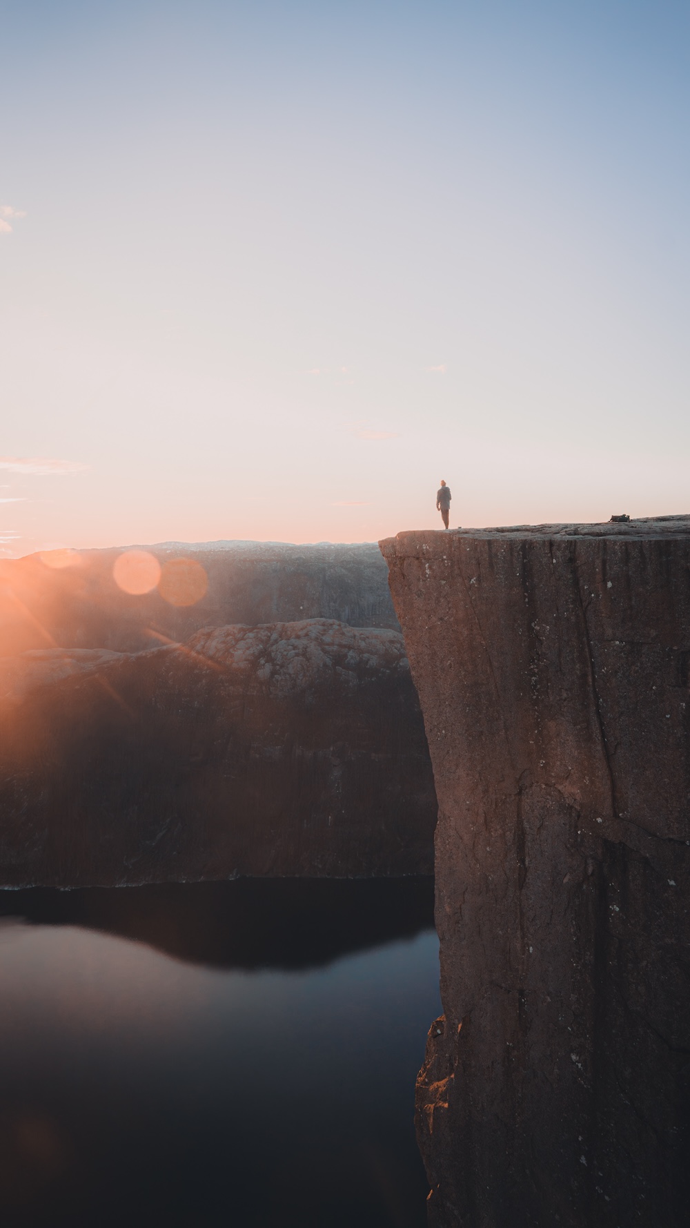 De Preikestolen in Noorwegen