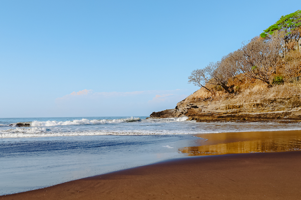 De kust van El Salvador