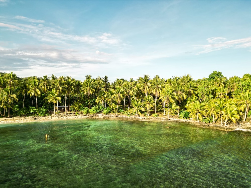 De kust van Siargao