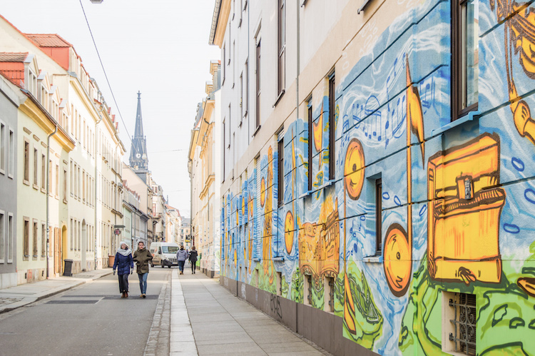 Dresden bezienswaardigheden Neustadt StreetArt