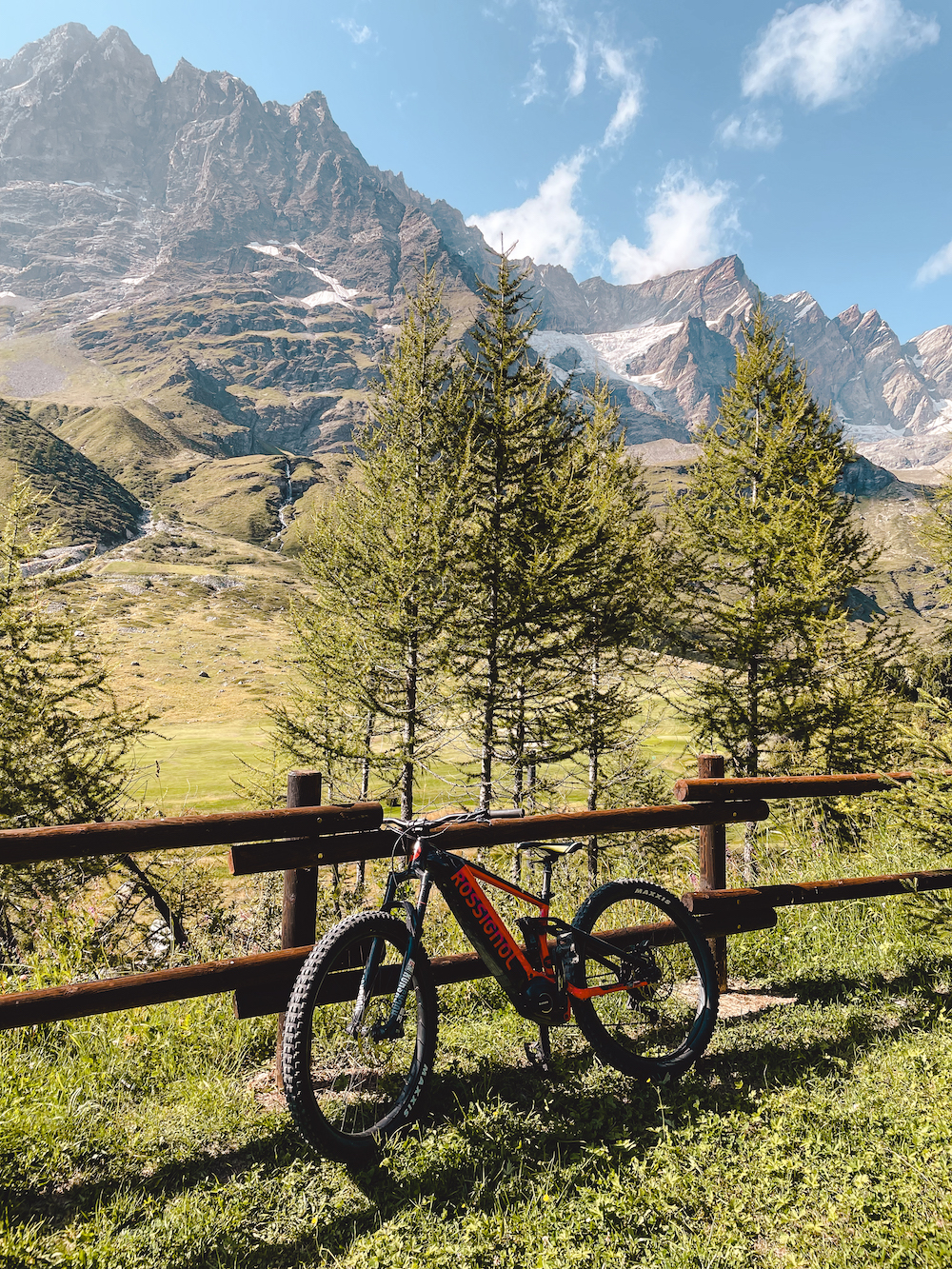 E-mountainbiken, Breuil-Cervinia