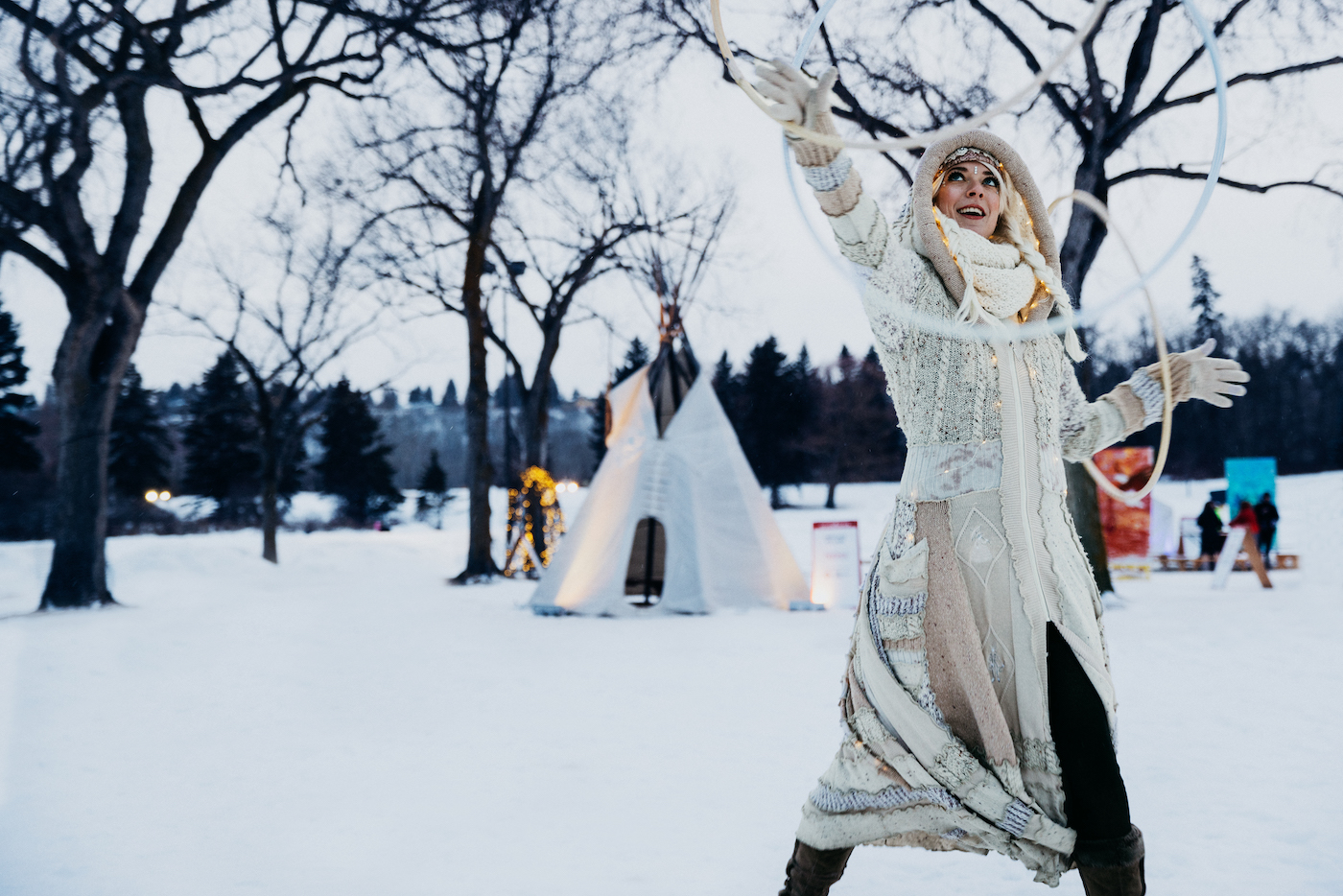 Edmonton Hawrelak Park Silver Skate Festival