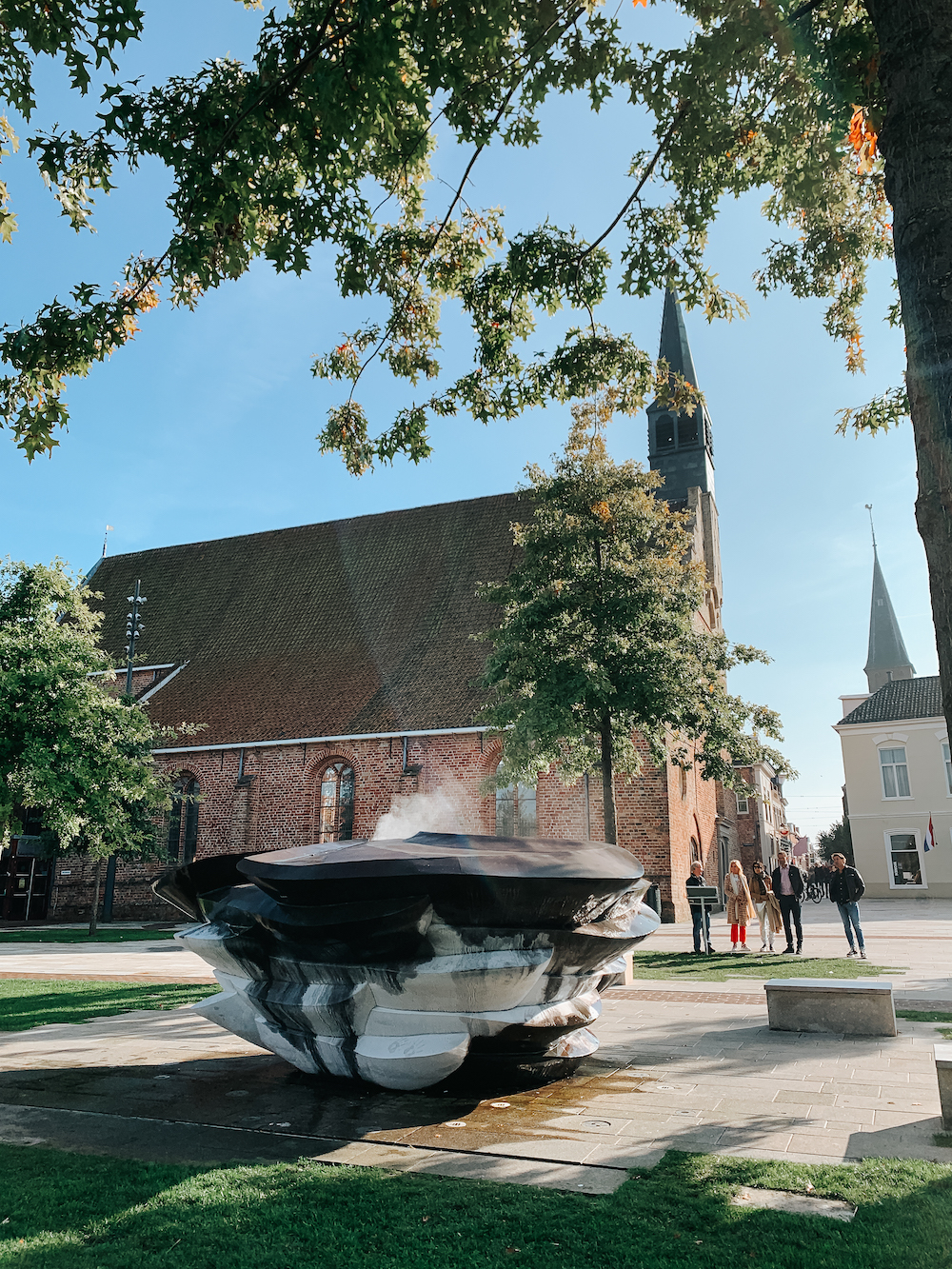 Elfstedentocht route, fontein Dokkum