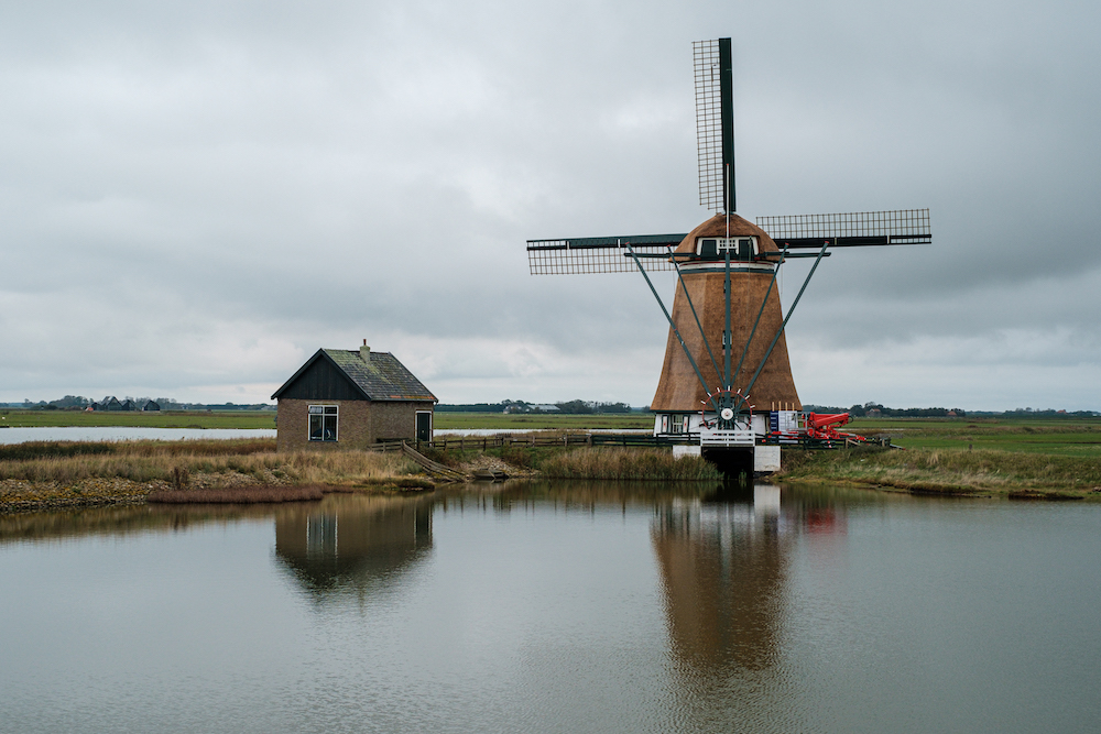 Fietsen Texel molen