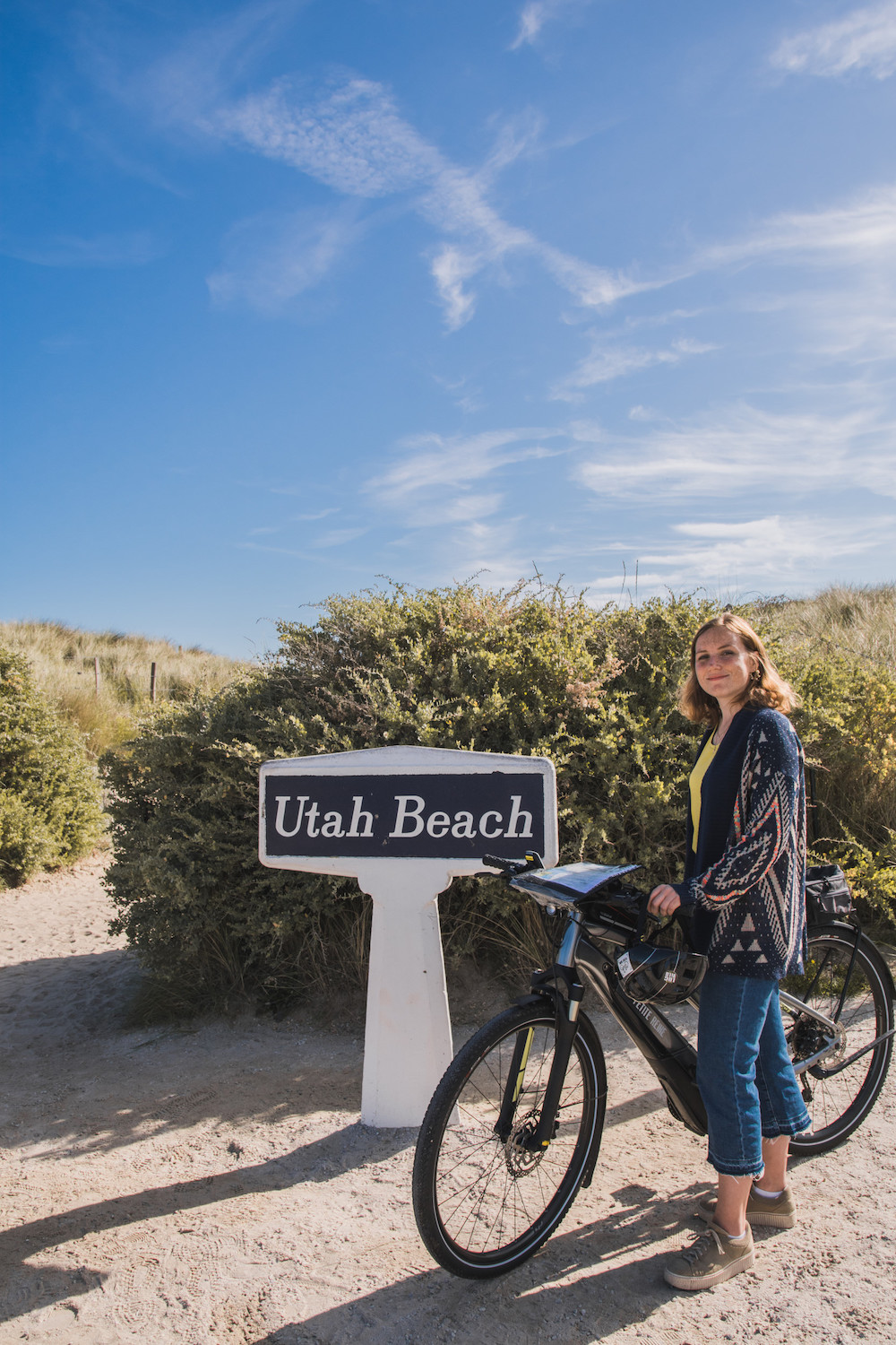 Fietsen in Normandie Utah Beach