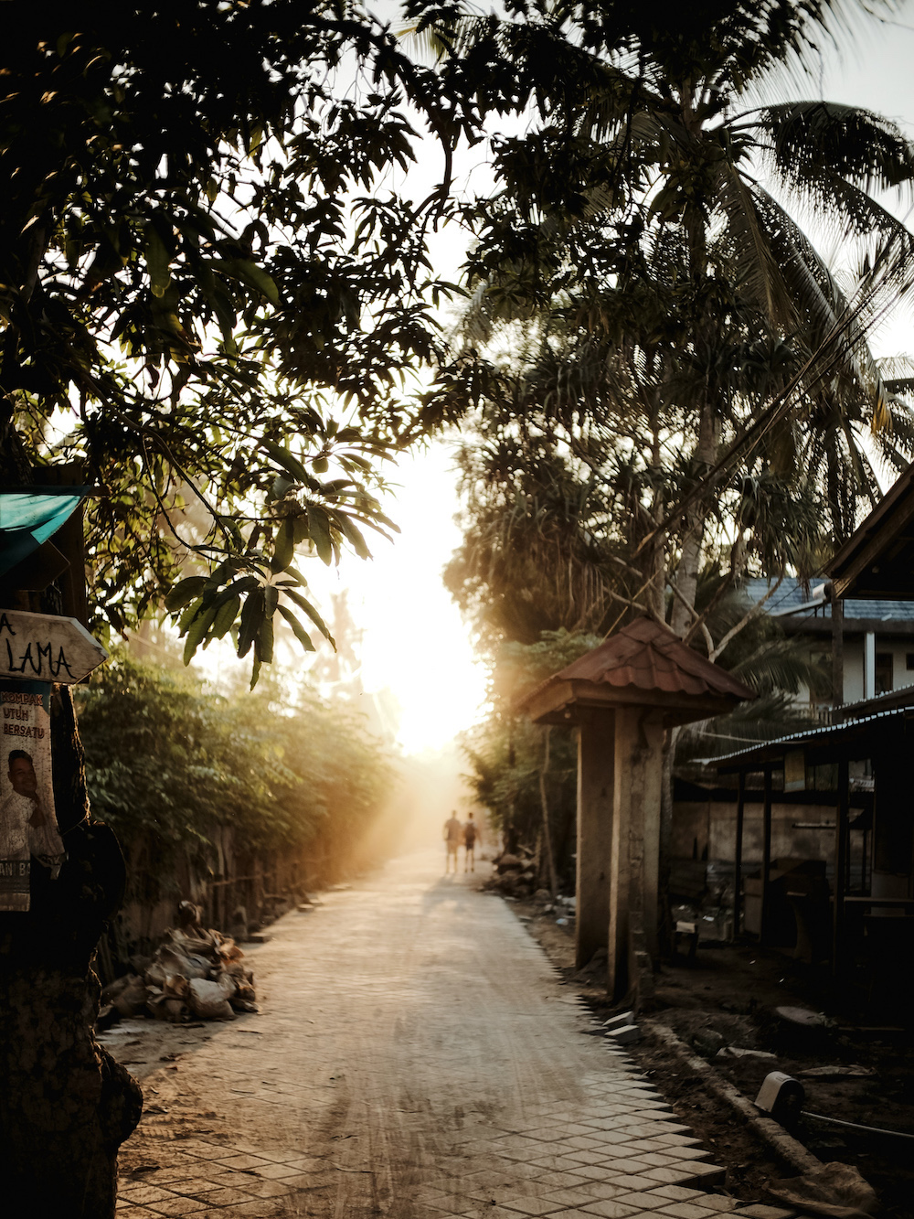 Gili Trawangan straatjes uitgaan