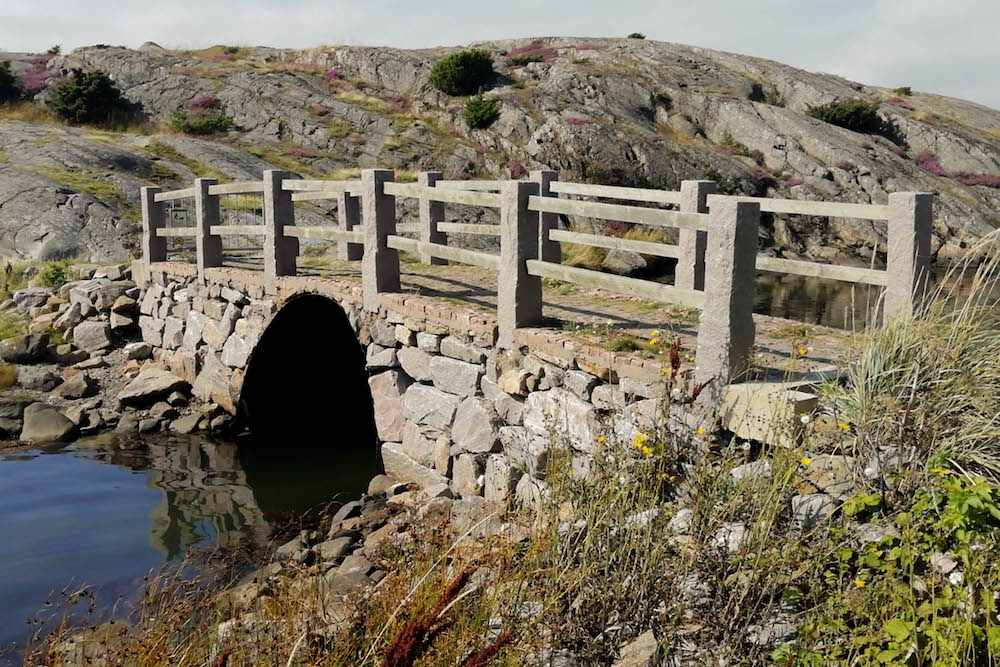 Gotenburg en de eilanden van Zweden bruggetje