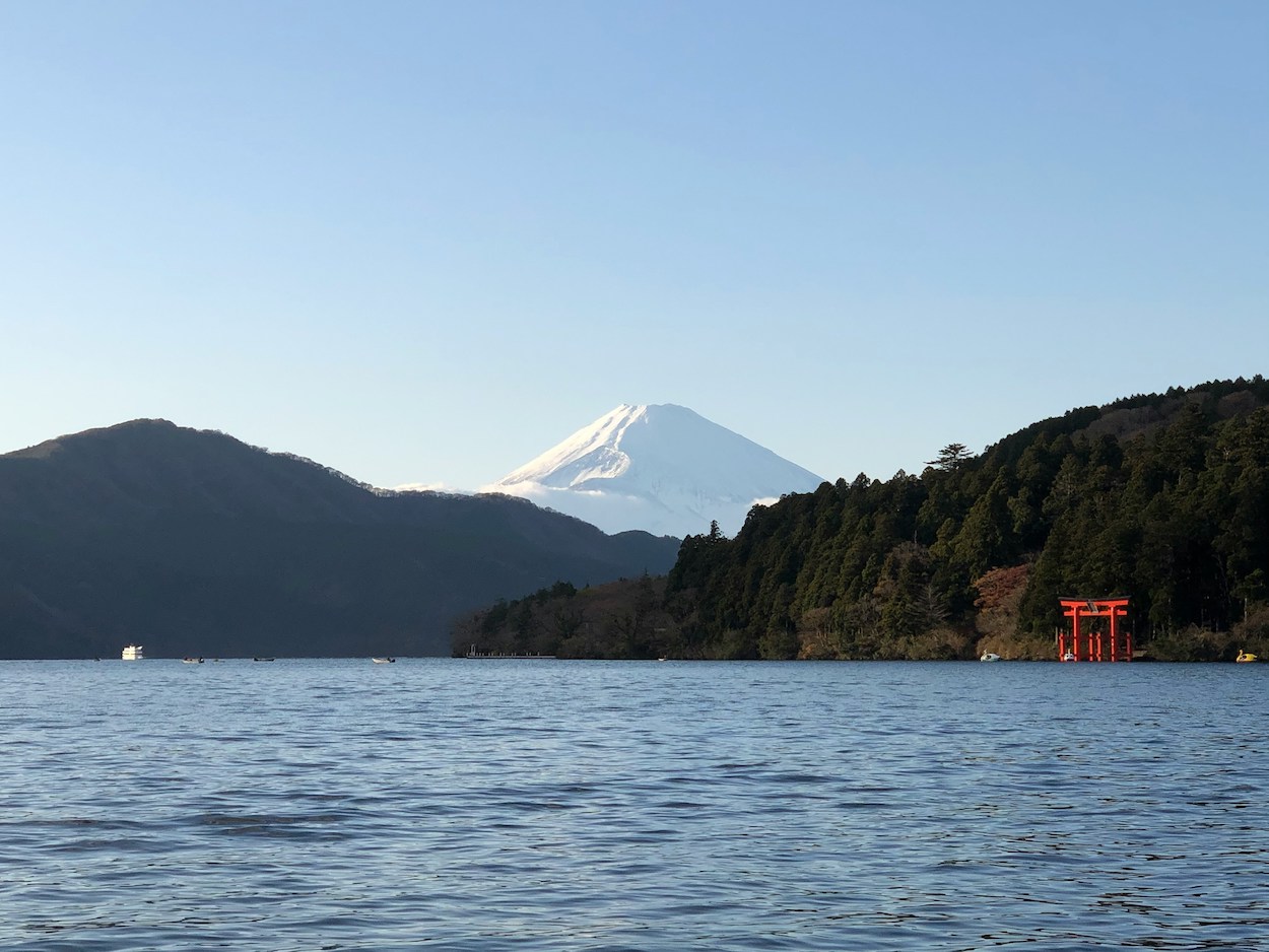 Hakone shrine in Japan