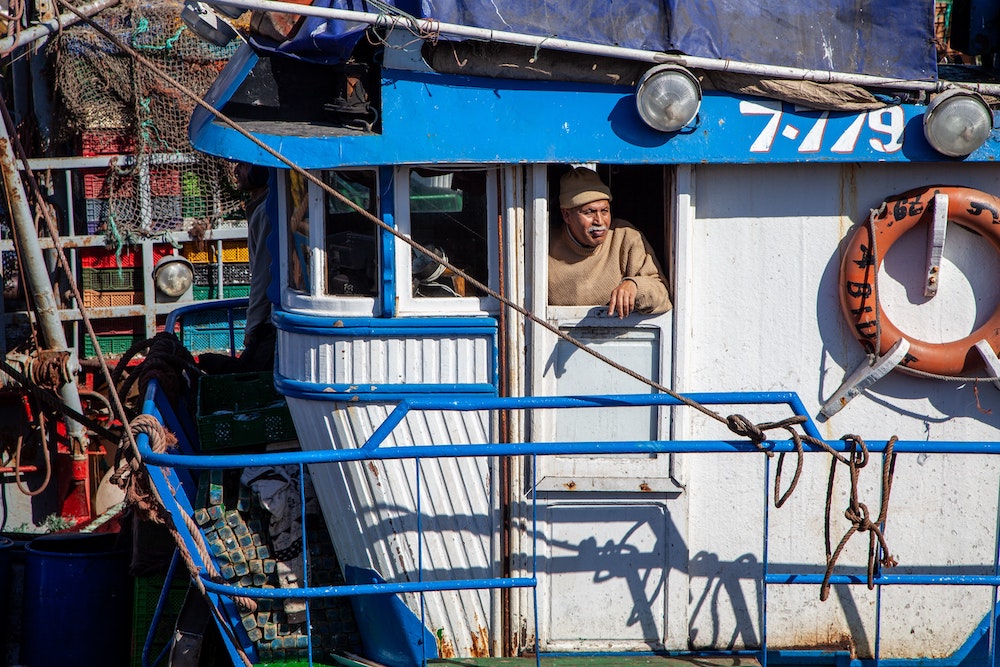 Haven van Essaouira, Marokko