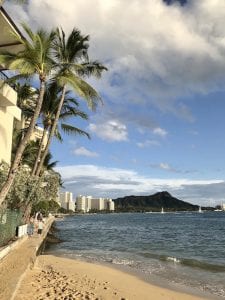 Hawaii waikiki beach strand