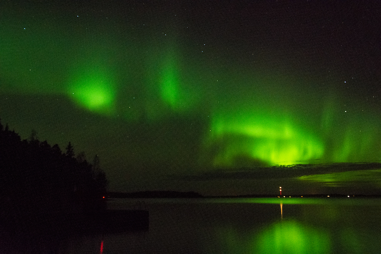 Het noorderlicht in finland