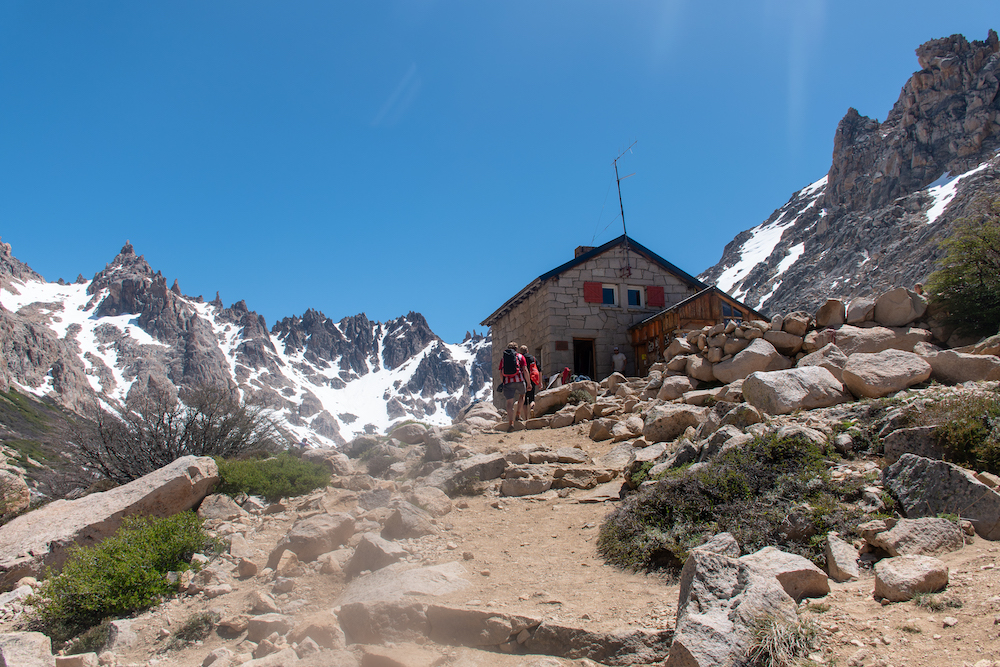 Hike naar Refugio Frey