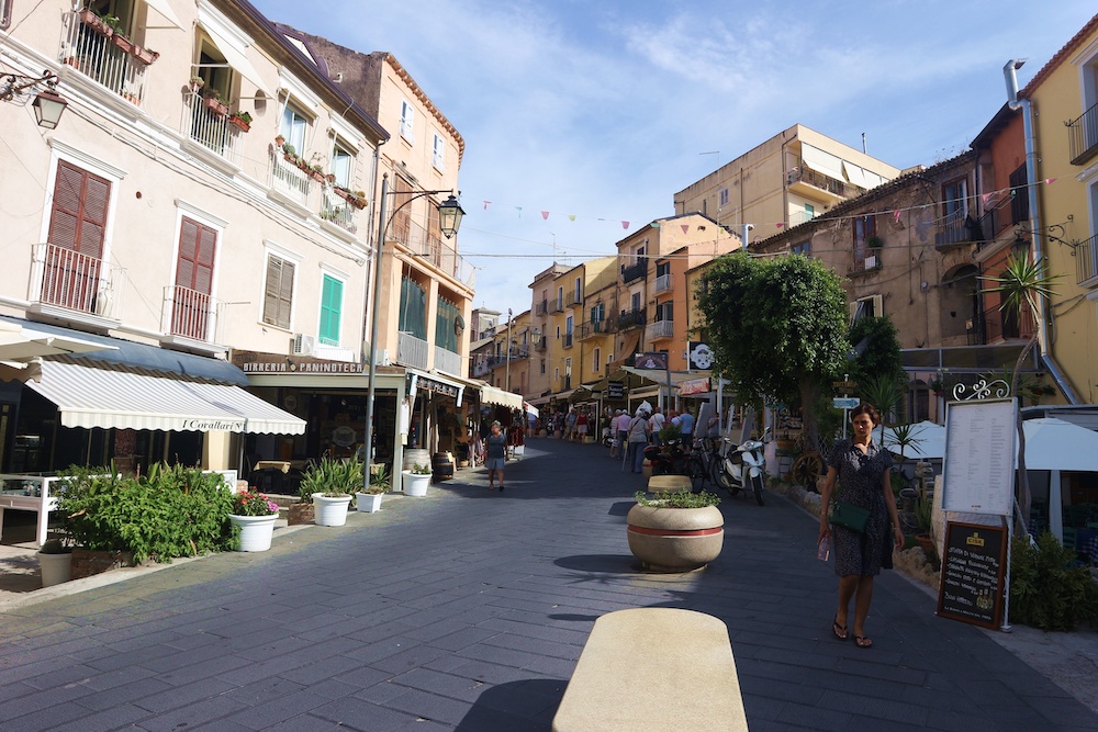 Historische centrum in tropea