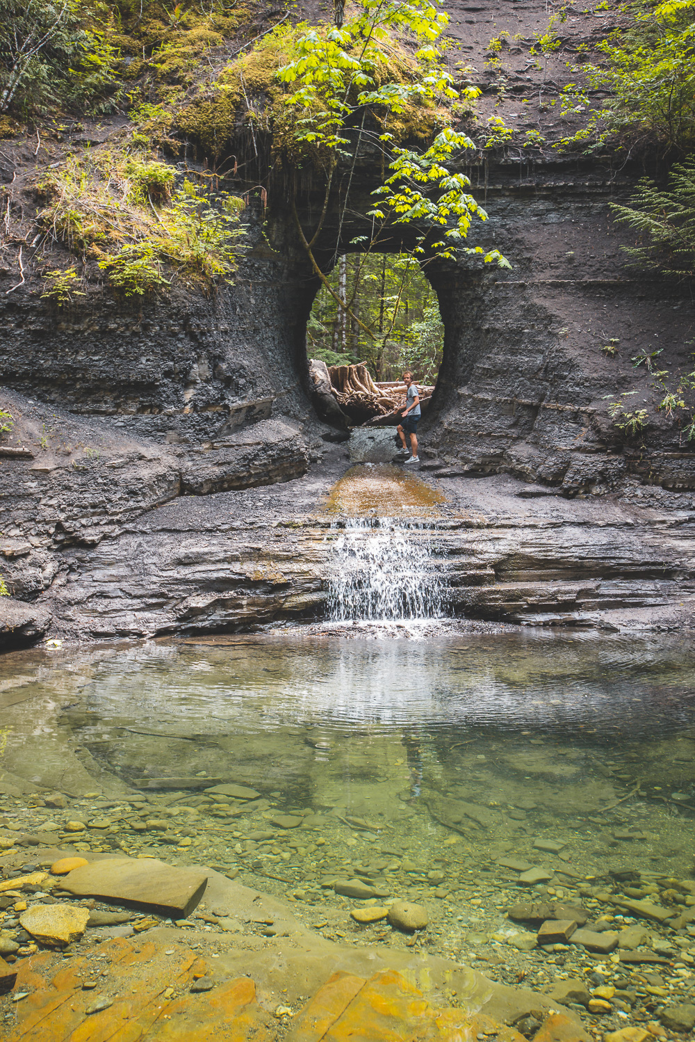 Hole in the Wall Vancouver Island Rondreis_