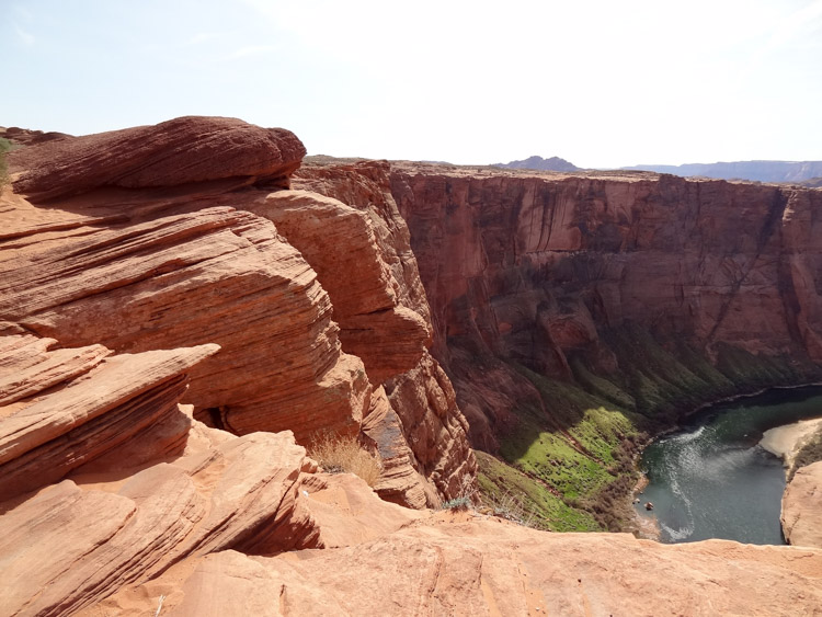 Horseshoe bend sunset trail