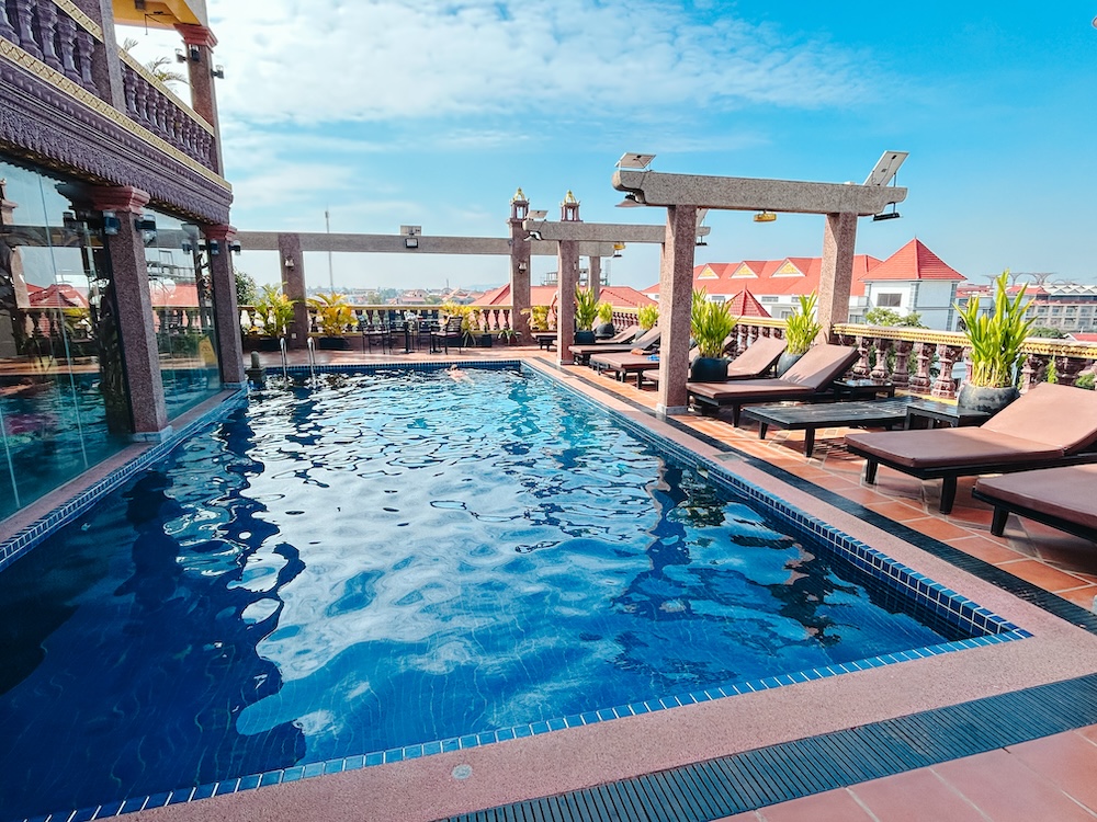 Hotel zwembad, Siem Reap