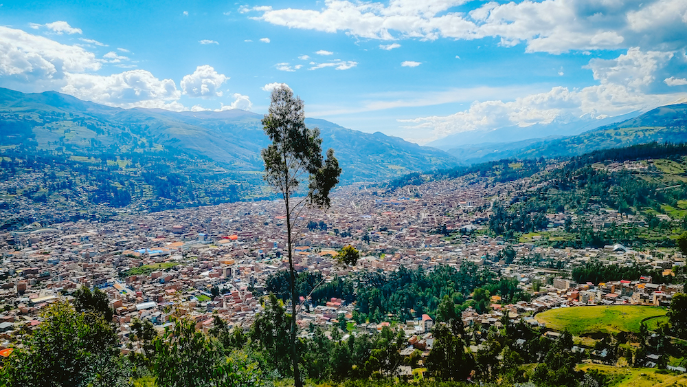 Huaraz uitzichtspunt