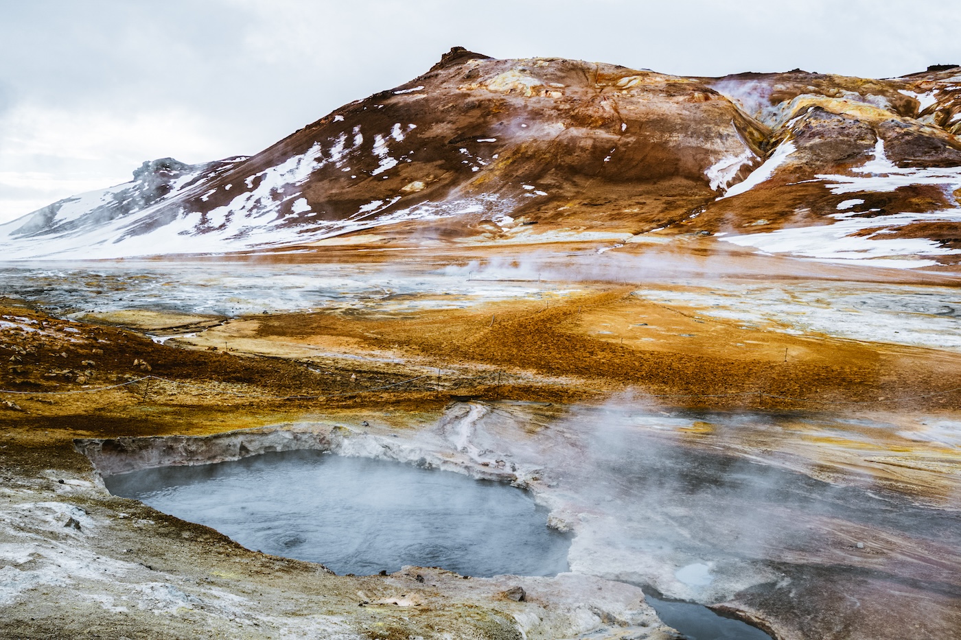 IJsland in de winter, hverir