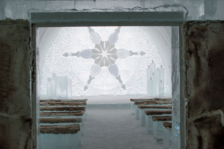 Ice Hotel Jukkasjarvi trouw locatie