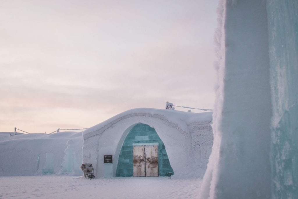 Ice Hotel Sweden entree