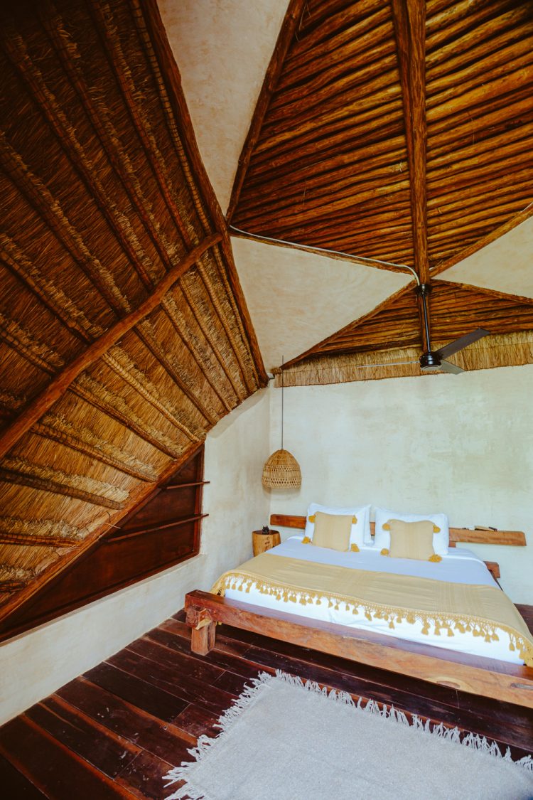 Ikal Tulum boomhut slaapkamer