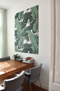 Ixxi banana leaf eetkamer