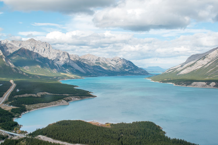 Jasper National Park Canada vanuit helicopter_