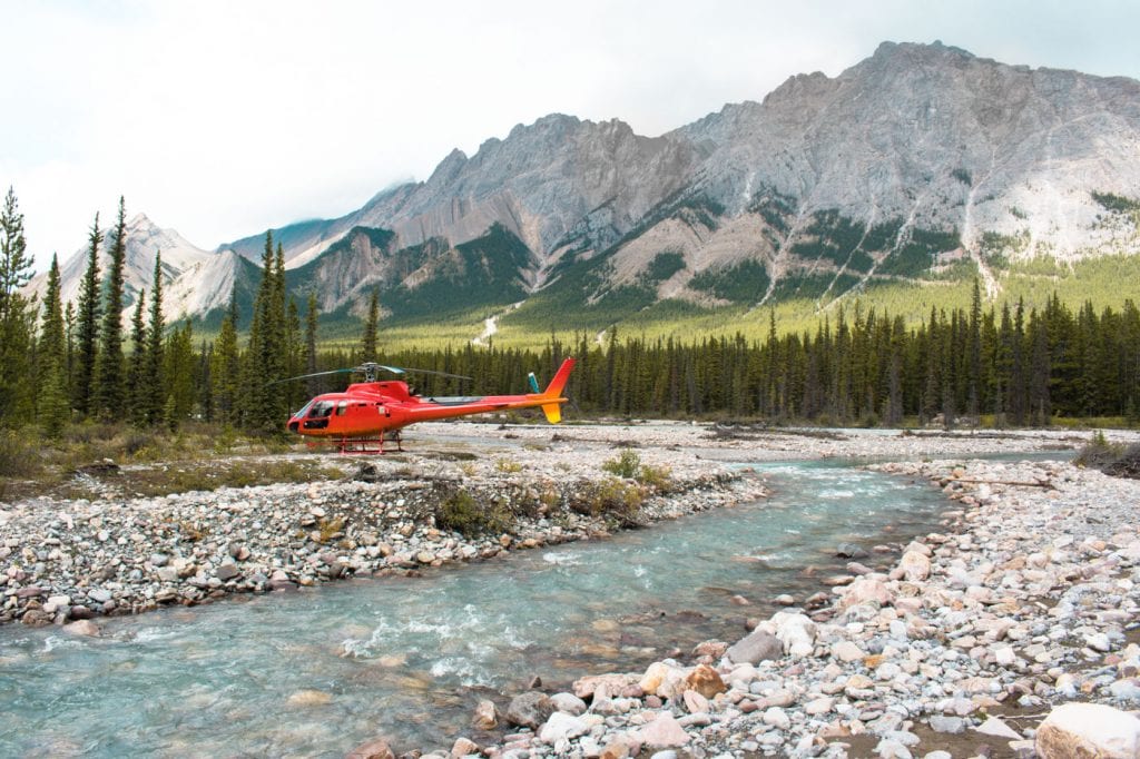 Jasper National Park helicoptervlucht Canada