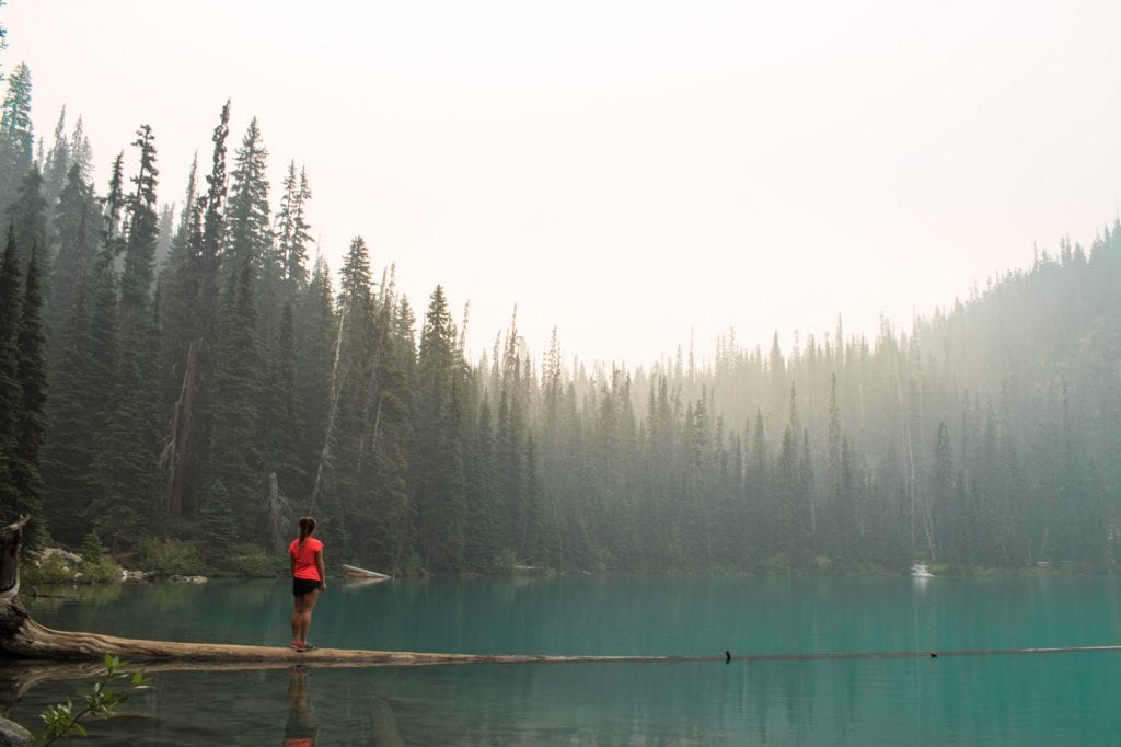 Joffre lakes Provincial Park middle joffre