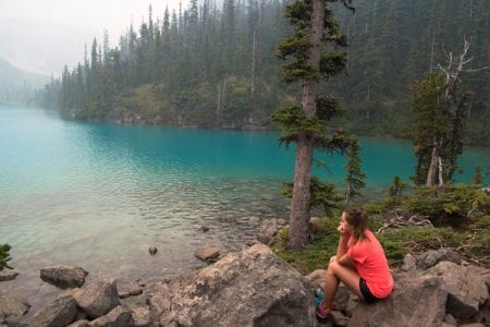 Joffre lakes Provincial Park upper joffre lake