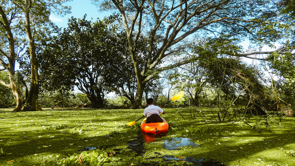 Kajakken op Ometepe